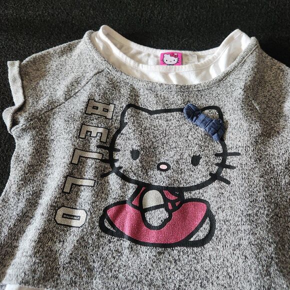 Hello Kitty Y2K Retro Kidcore Layered Top - Picture 4 of 7